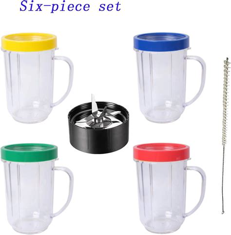 Replacement cups for magic bullet system